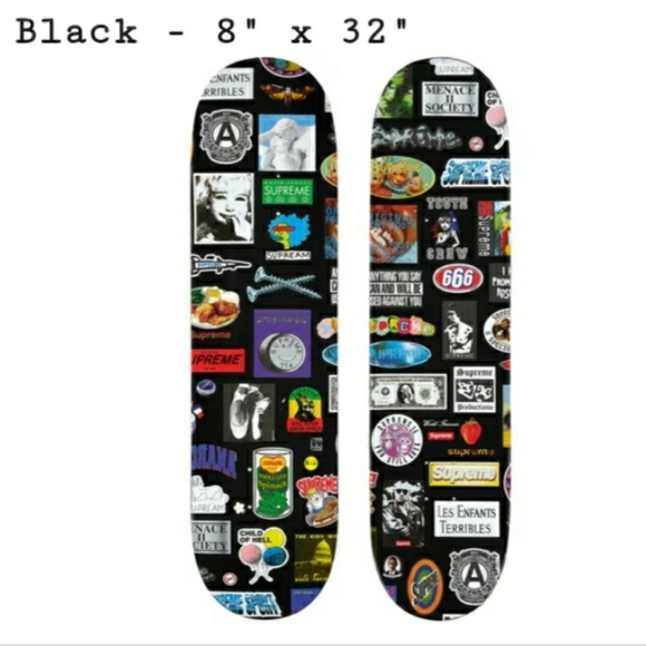 SOLD Supreme Sticker Skateboard